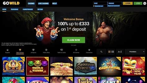 Go Wild Casino Promo Codes for Free Spins .